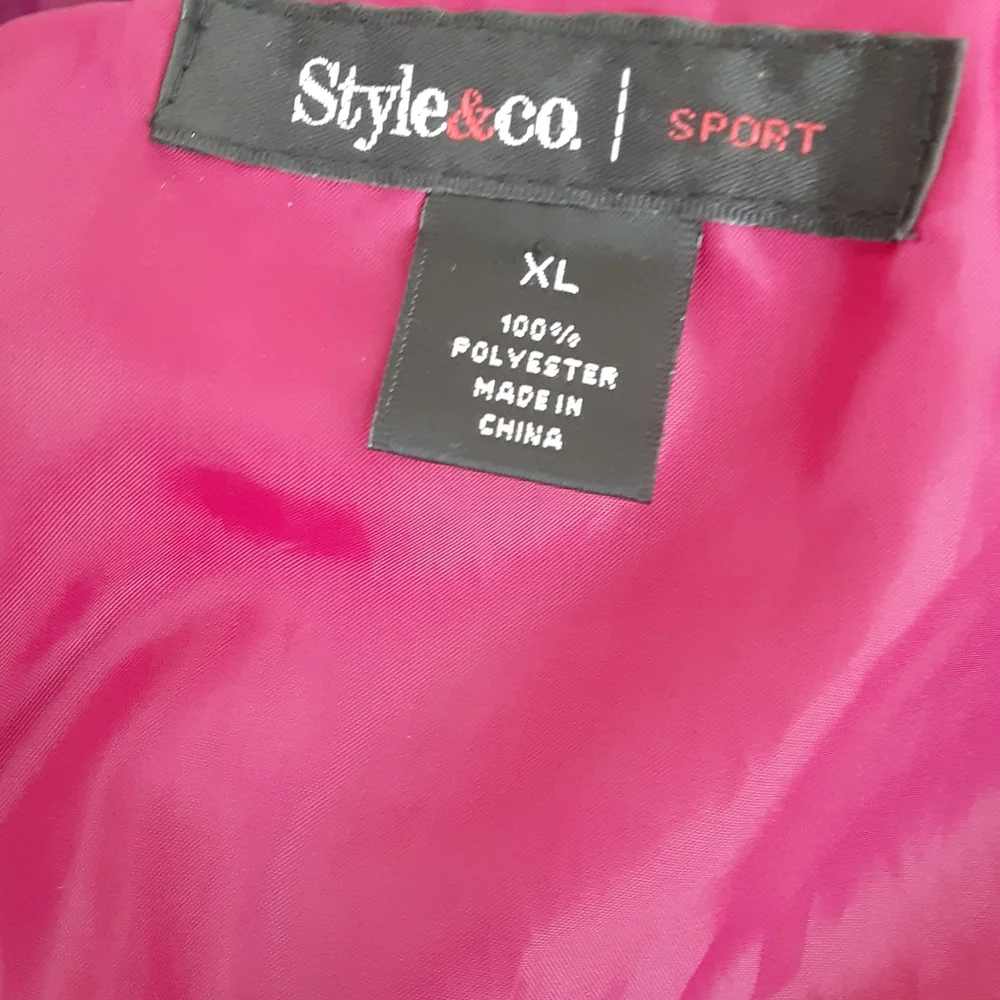 Style & Co. Raspberry colored Jacket - Picture 7 of 10